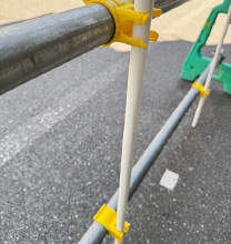 単管に設置